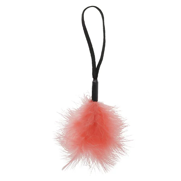 Sex & Mischief Peaches 'n CreaMe Wrist Feather Tickler - Peach