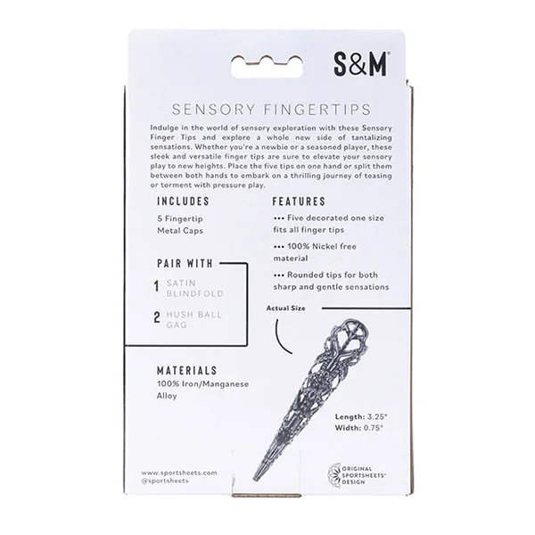 Sex & Mischief Sensory Fingertips - Black