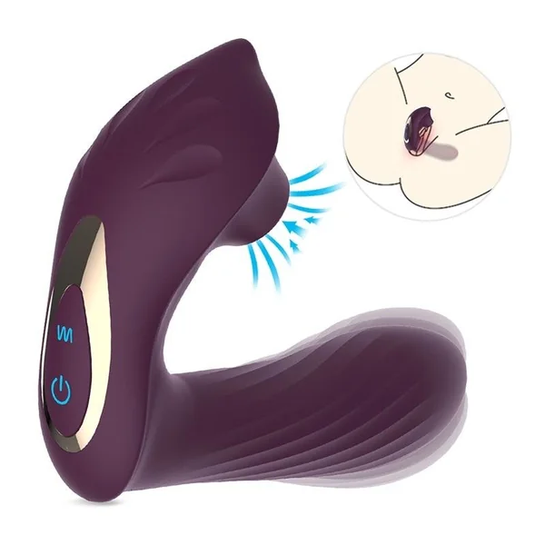 Sex Toys 2 IN 1 Sucking Vibrator for Women 9 Frequency Vibration Waterproof Masturbator Clitoris Stimulator G Spot Vibrator