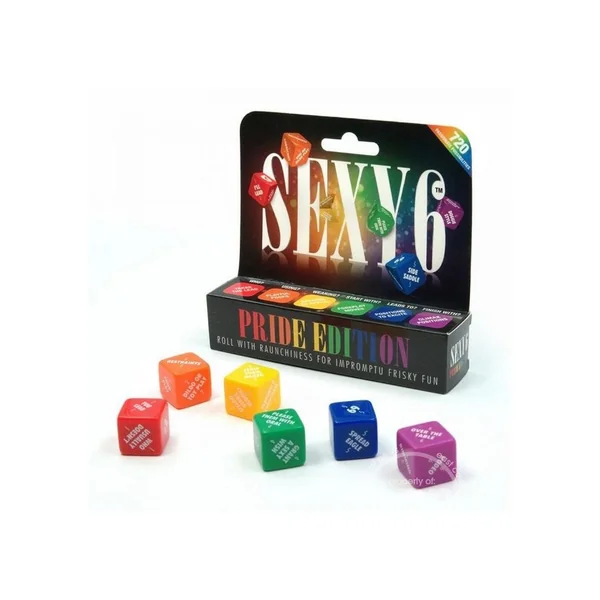 Sexy 6 Pride Edition Couples Dice Game