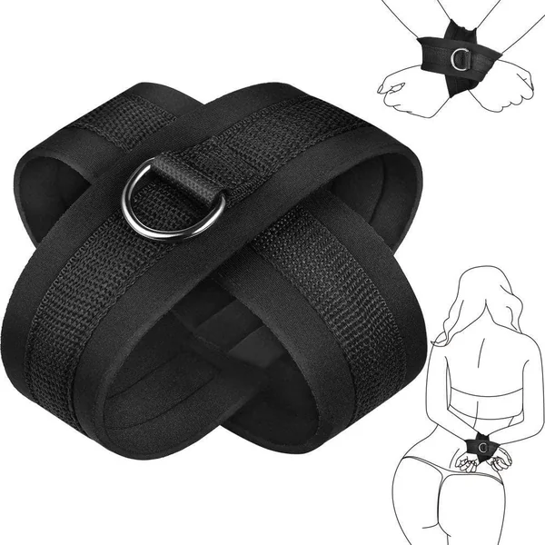 Sexy Adjustable Plush Handcuffs Ankle Cuff Restraints BDSM Bondage Sex Toy for Women Man Exotic Accessories Adults Game 18
