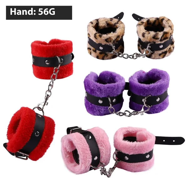 Sexy PU Plush Handcuffs Toy Products