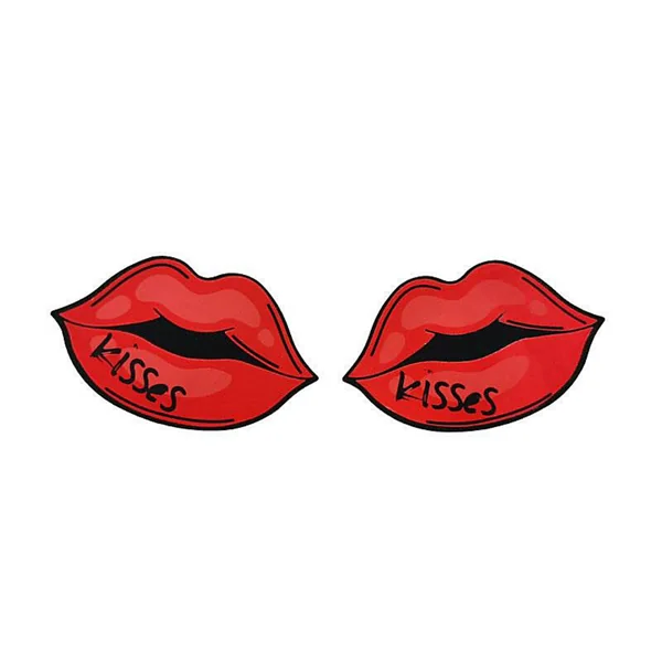 Sexy Red Lips Nipple Cover