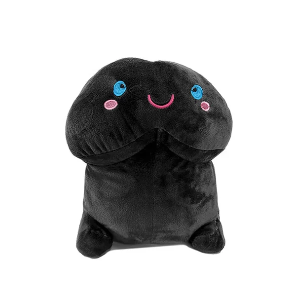 Short Penis Plushie 12" Black