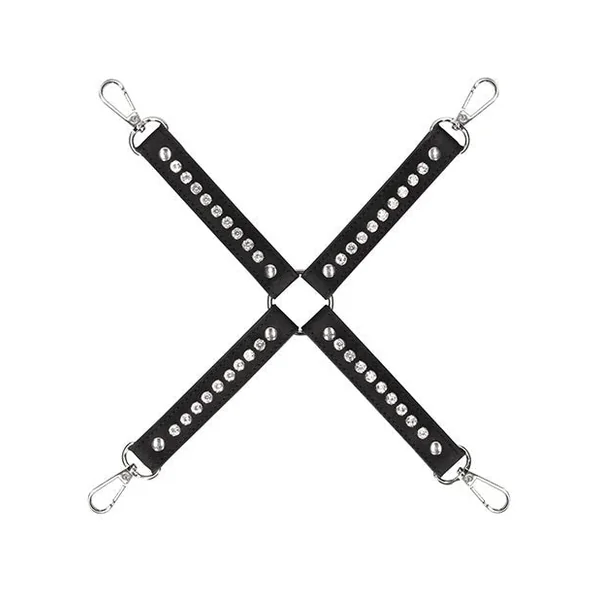 Shots Ouch Diamond Studded Hogtie