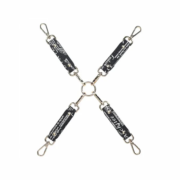 Shots Ouch! NY Collection Bonded Leather Hogtie Connectors