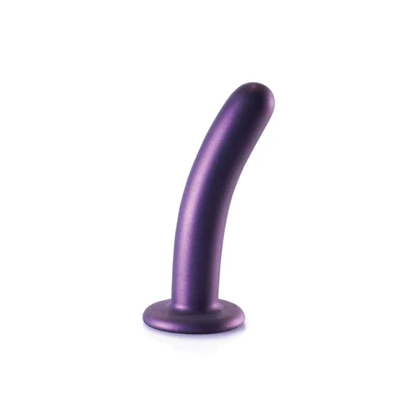 Shots Ouch Smooth Liquid Silicone Harnessable Suction Cup 6 Inch Dildo