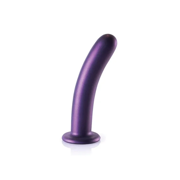 Shots Ouch Smooth Liquid Silicone Harnessable Suction Cup 7 Inch Dildo