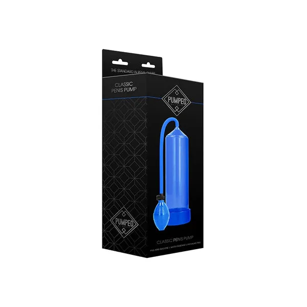 Shots Pumped Classic Penis Pump Blue