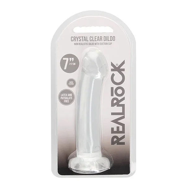 Shots Realrock Crystal Clear 7" Dildo