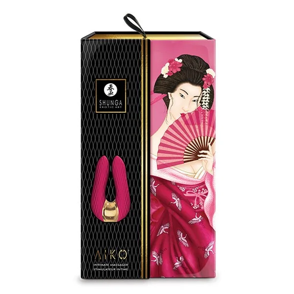Shunga Aiko Intimate Massager - Raspberry