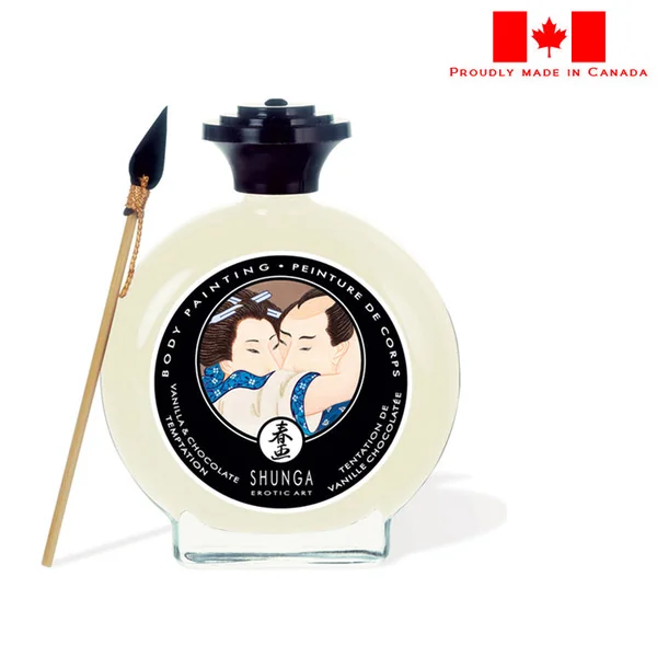 Shunga Erotic Art – Edible Body Paint – Vanilla & Chocolate