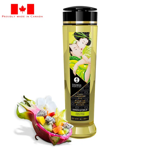 Shunga Erotic Art Erotic Massage Oil Asian Fusion 8 oz.