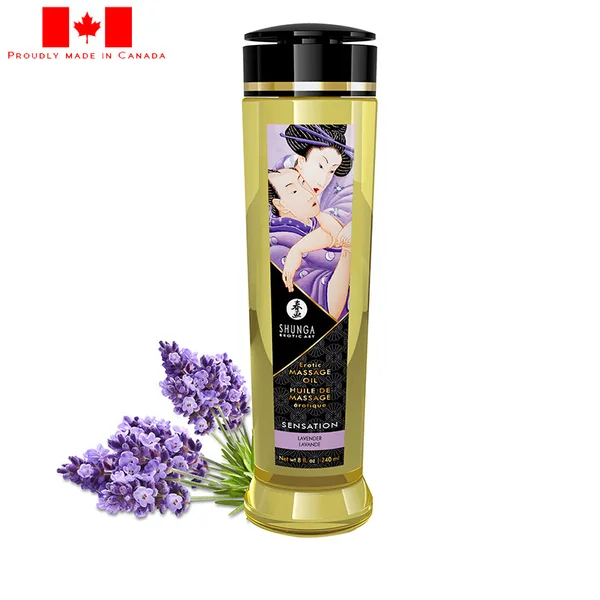 Shunga Erotic Art Erotic Massage Oil Sensation Lavender