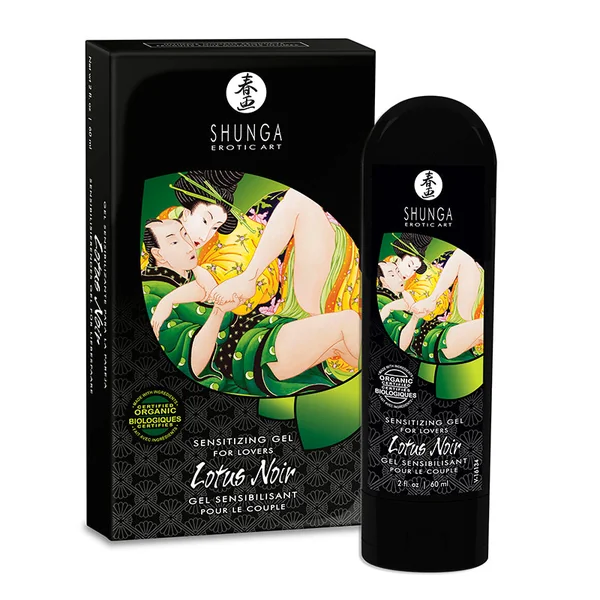Shunga Erotic Art Lotus Noir Sensitizing Cream For Lovers