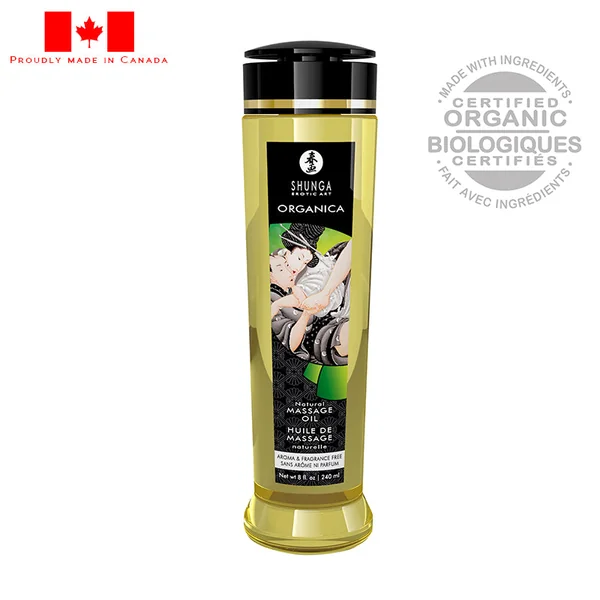 Shunga Erotic Art Organica Massage Oil Natural
