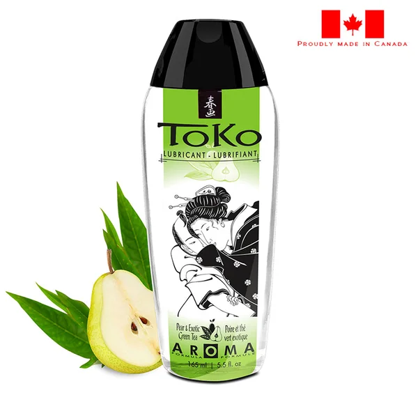 Shunga Erotic Art Toko Lube Pear & Green Tea Water-Based Lubricant