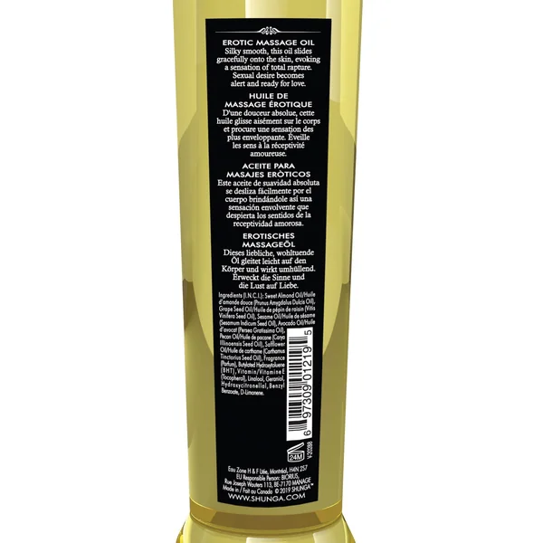Shunga Massage Oil - 8 oz Midnight Flower