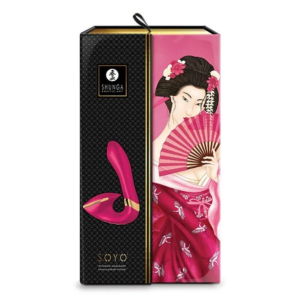 Shunga Soyo Intimate Massager - Raspberry
