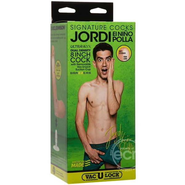 Signature Cocks Jordi El Nino Polla Dildo 8in - Vanilla