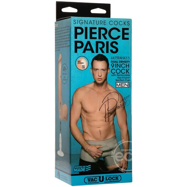 Signature Cocks Pierce Paris Dildo 9in - Vanilla