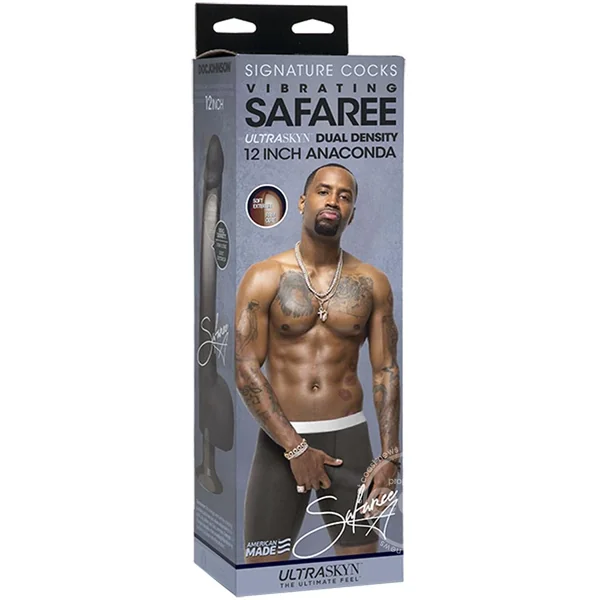 Signature Cocks Safaree Samuels Anaconda Vibrating Dildo 12in