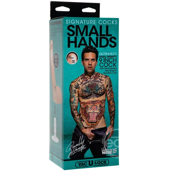 Signature Cocks Small Hands Dildo 9in - Vanilla