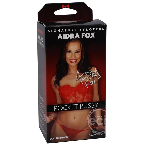 Signature Strokers Aidra Fox Ultraskyn Pocket Masturbator - Pussy - Caramel
