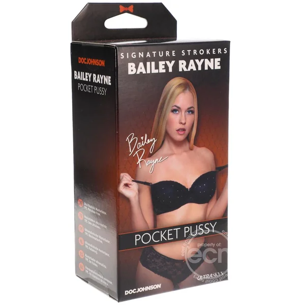 Signature Strokers Bailey Rayne Ultraskyn Pocket Masturbator - Pussy - Vanilla