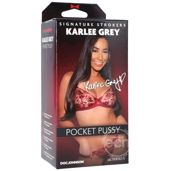 Signature Strokers Karlee Grey Ultraskyn Pocket Masturbator - Pussy - Vanilla