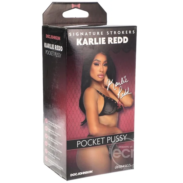 Signature Strokers Karlie Redd Ultraskyn Pocket Masturbator - Pussy - Caramel