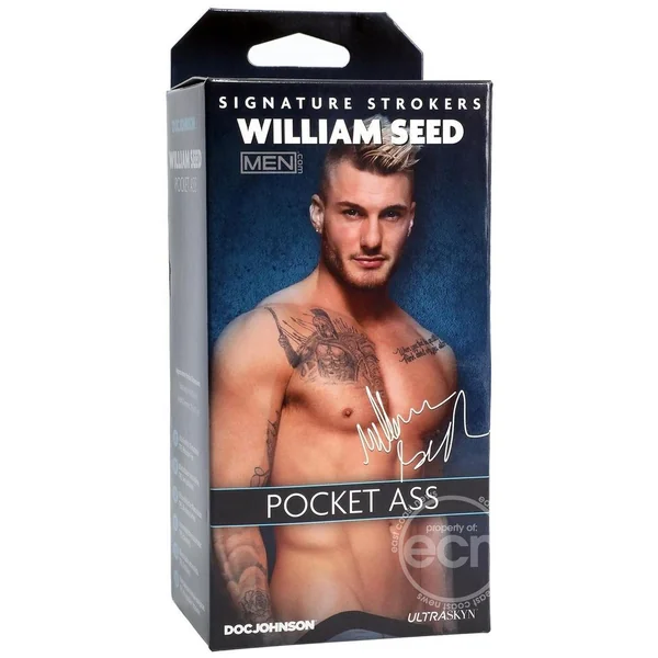Signature Strokers William Seed Pocket Ass Masturbator - Vanilla
