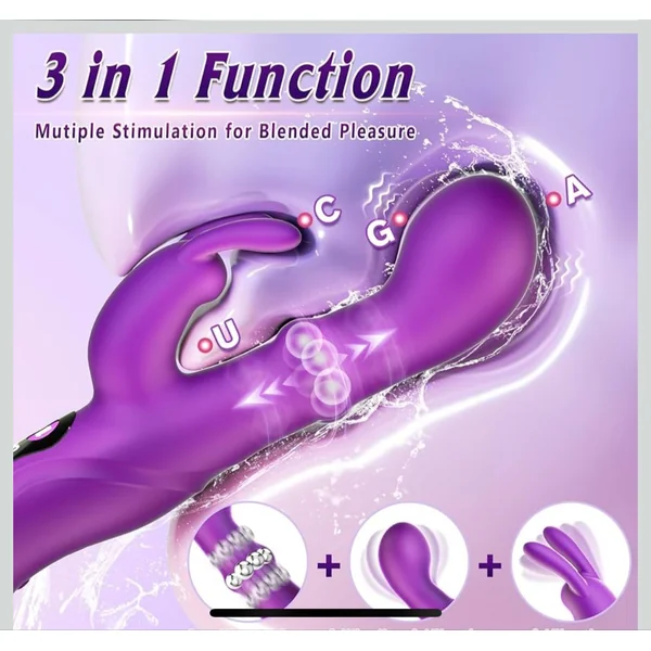 Silicone 10-Speed Rabbit Vibrator