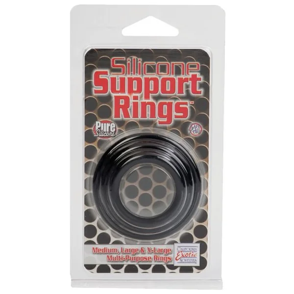 Silicone Support Rings - Black