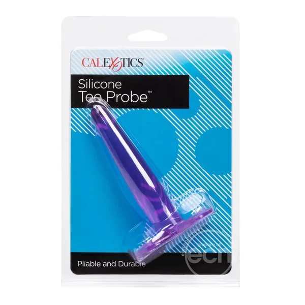 Silicone Tee Probe Butt Plug - Purple