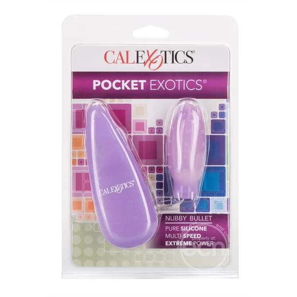 Silicones Slims Nubby Bullet - Purple