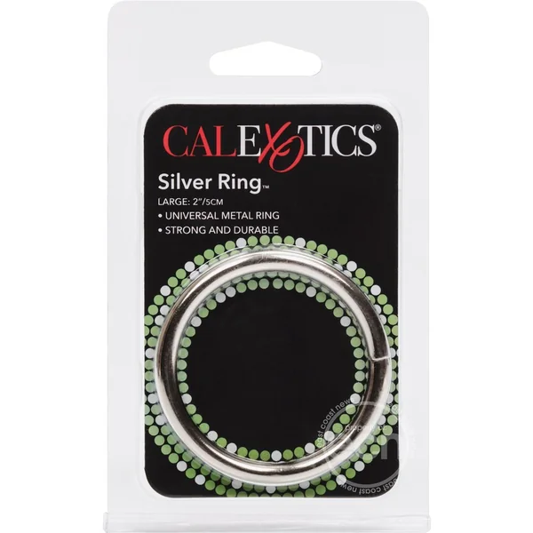 Silver Cock Ring - Large - Silver
