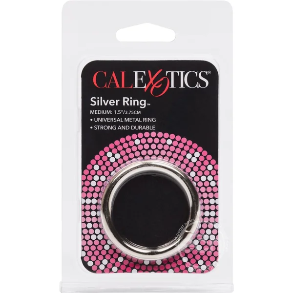 Silver Cock Ring - Medium - Silver