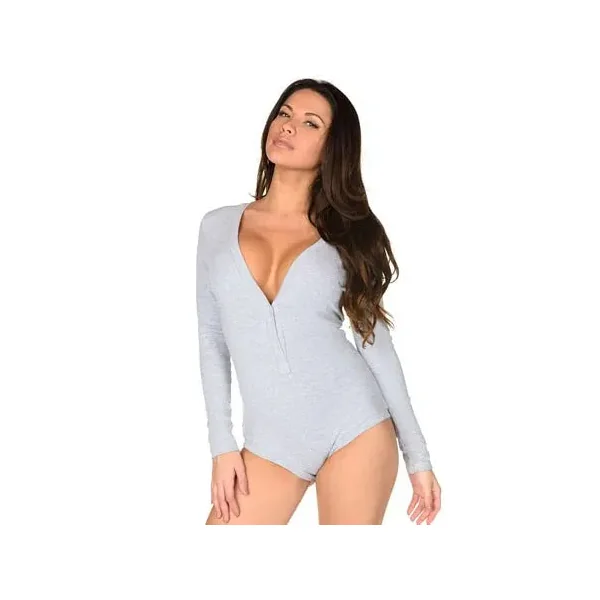 Simply Sexy Grey Bodysuit