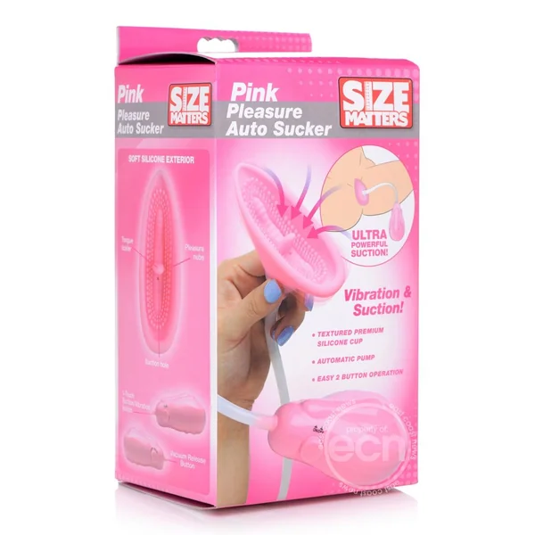 Size Matters Automatic Vibrating Pussy Pump - Pink