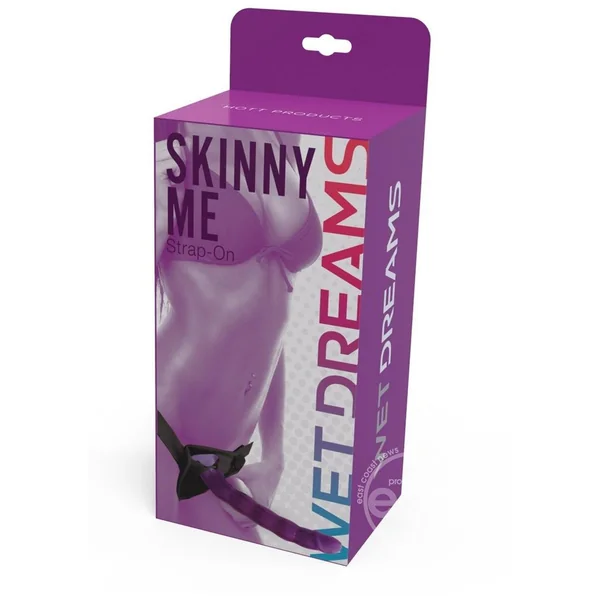 Skinny Me Strap On Dildo With Harness 7in