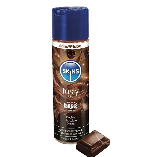 Skins Double Chocolate Water Based Lubricant 4.4oz