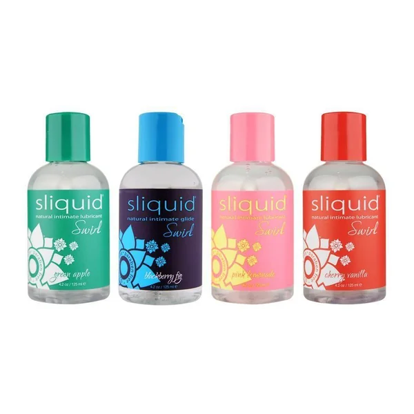 Sliquid Naturals Swirl Intimate Water-Based Flavored Lubricants