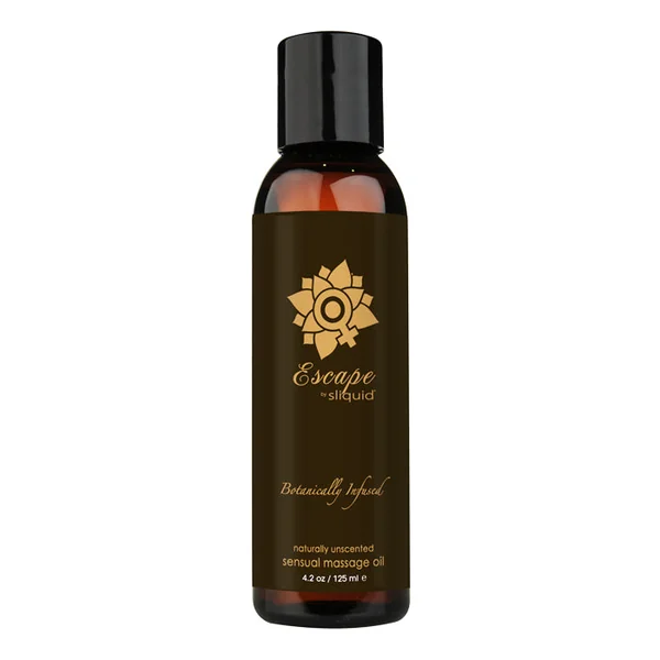 Sliquid Organics Massage Oil Escape Natural Unscented
