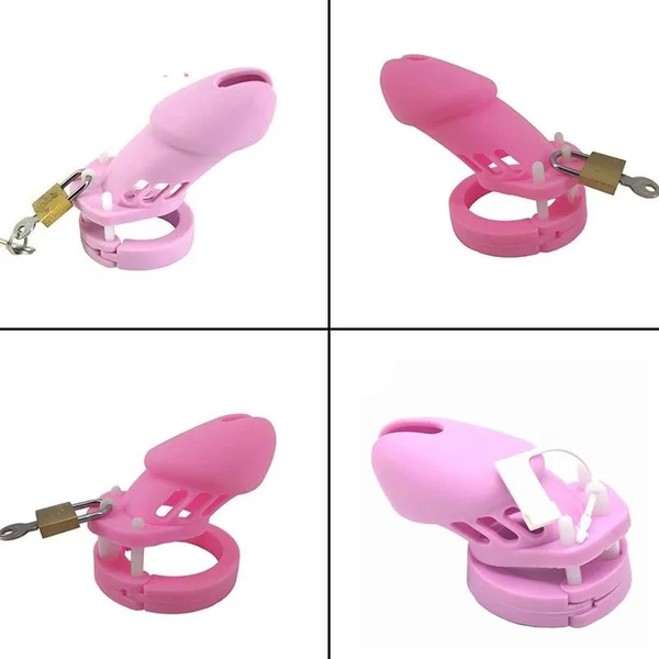 SM Sex Toys Silicone Male Chastity Devices Soft Long Cock Rings With 5 Sizes Penis Rings Silicone Chastity Cage Adult Sex Shop