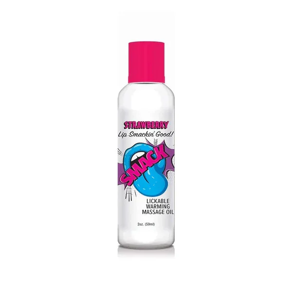 Smack Lickable Massage Oil Strawberry 2 oz.