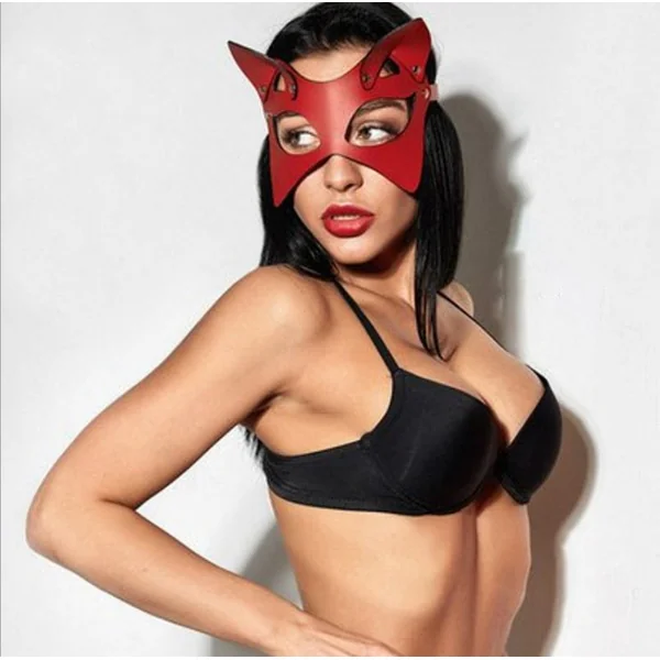 Solid Color Black Belt Sexy Blindfold Bondage