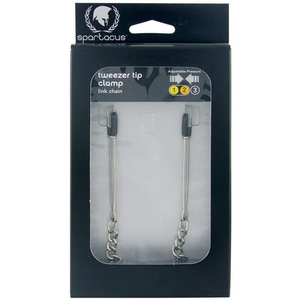 Spartacus Adjustable Tweezer Clamps W/link Chain