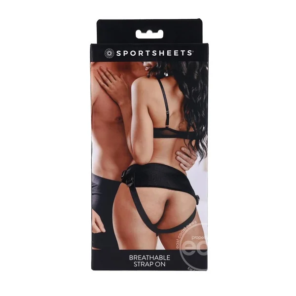 Sportsheets Breathable Strap On - Black