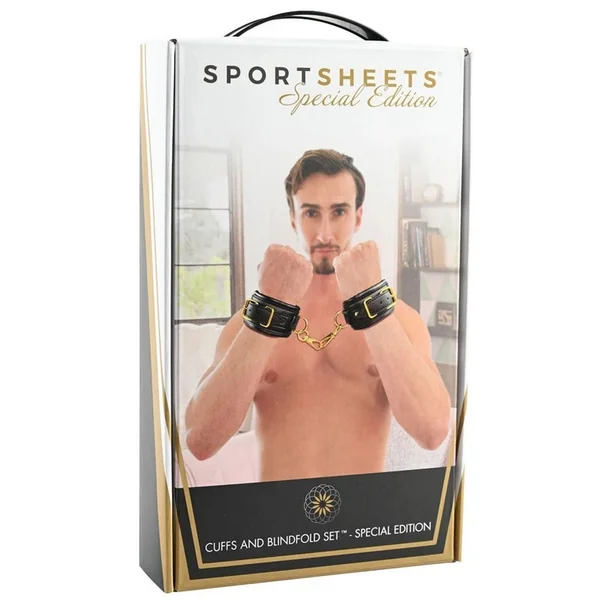 Sportsheets Cuff & Blind Fold Set Special Edition